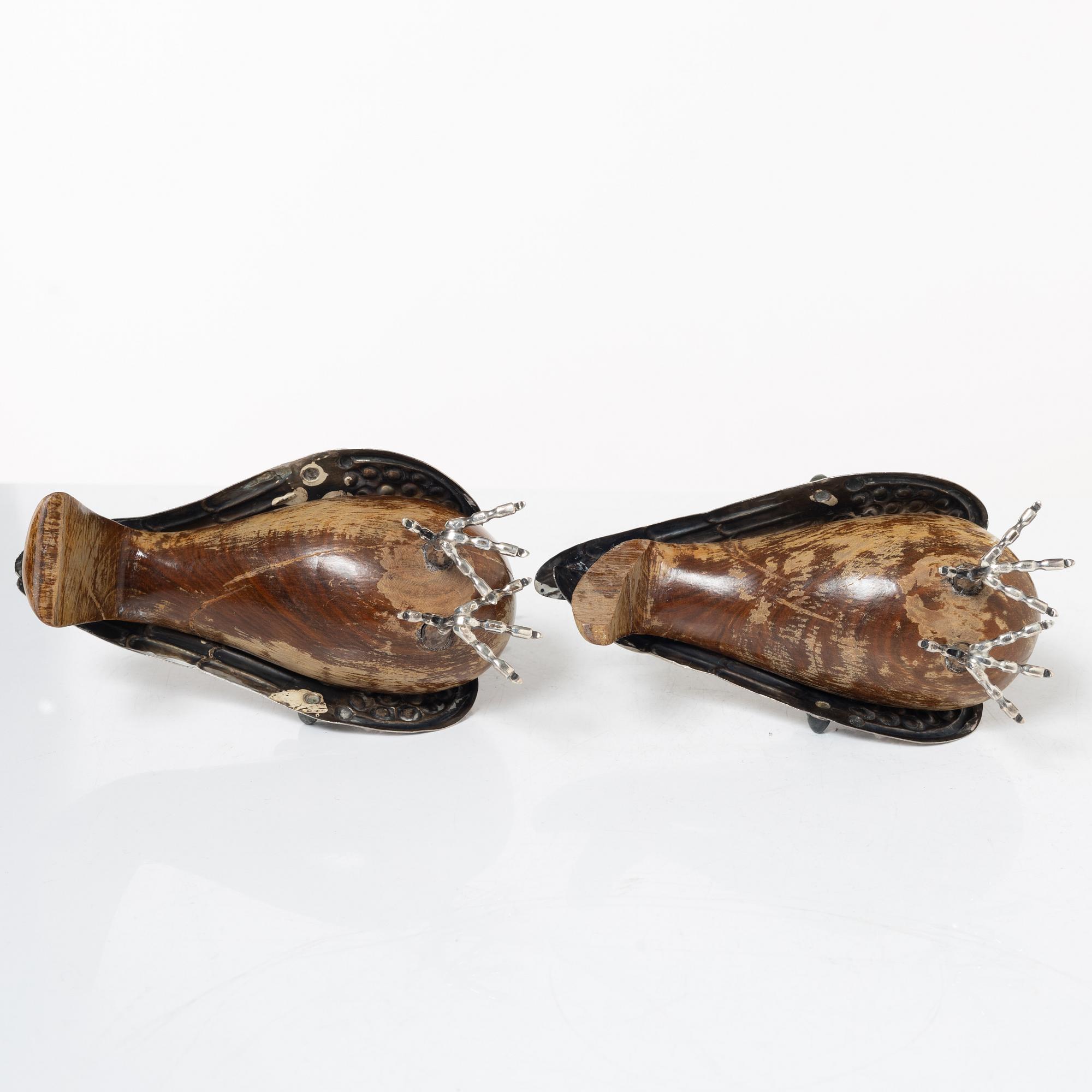 A pair of candlesticks, 20th century.