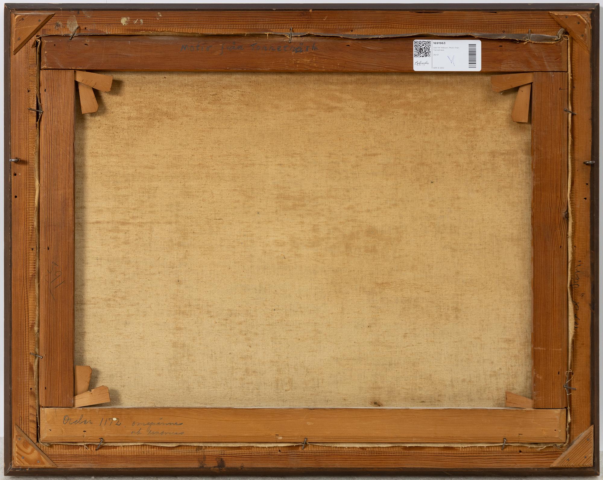 Olof Walfrid Nilsson, Motif from Torneträsk.