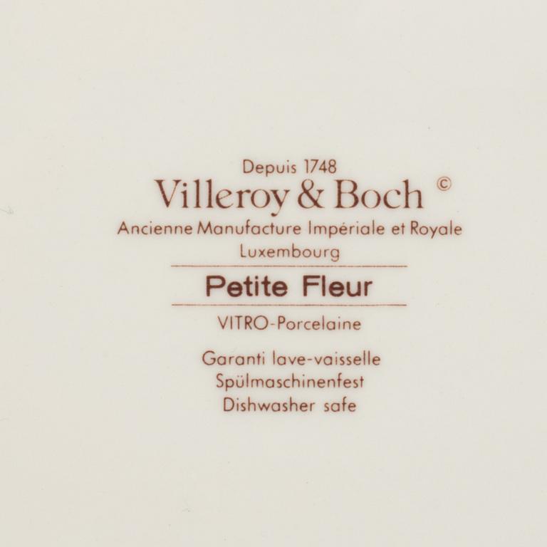 Service parts, 72 pieces, porcelain, "Petite fleur", Villeroy & Boch, 20th/21st century.