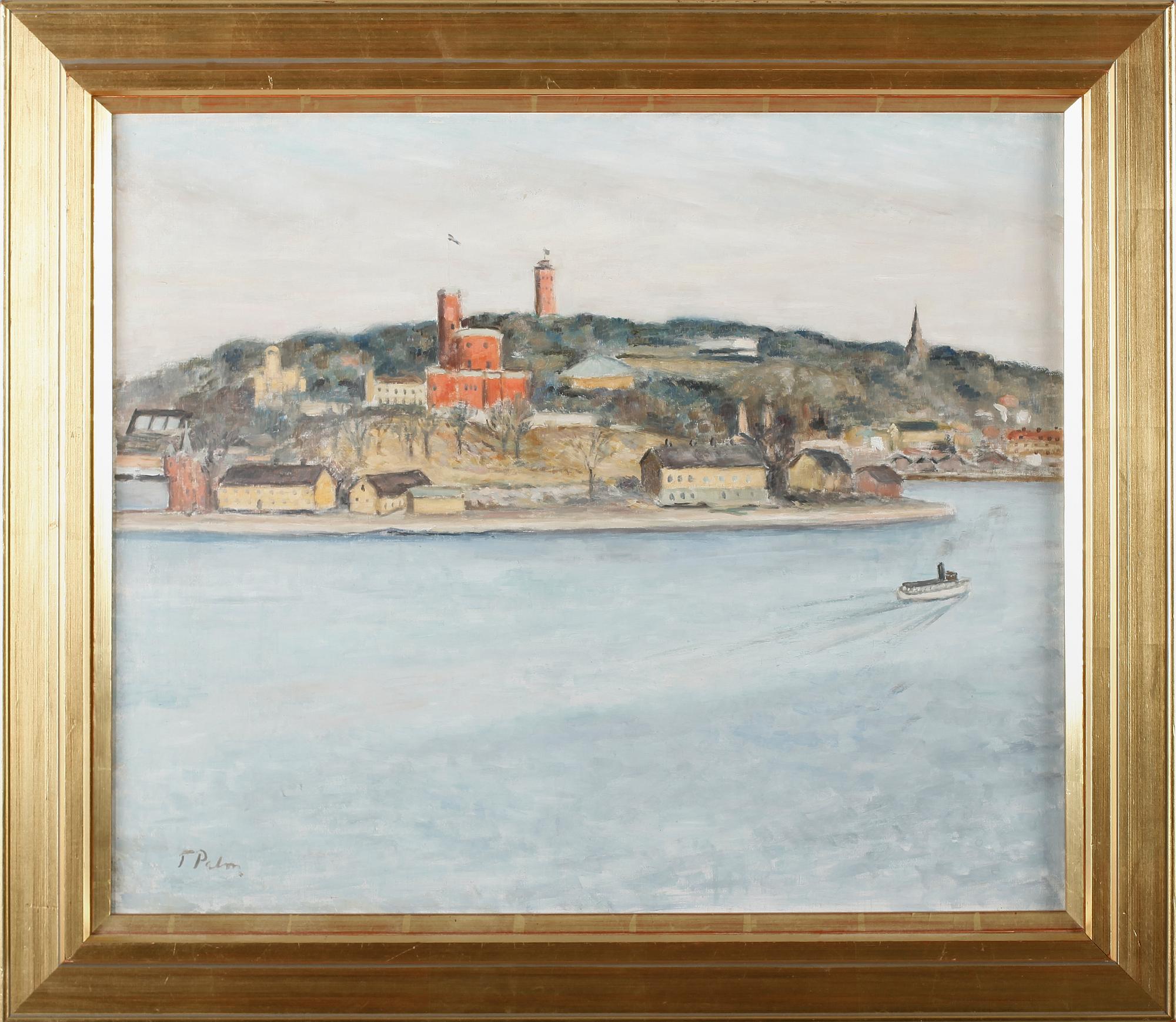 TORSTEN PALM, olja på duk, signerad.