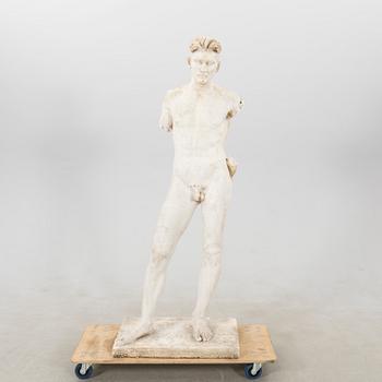 Nils Möllerberg, skulptur förlaga till "Boxaren" 1926.