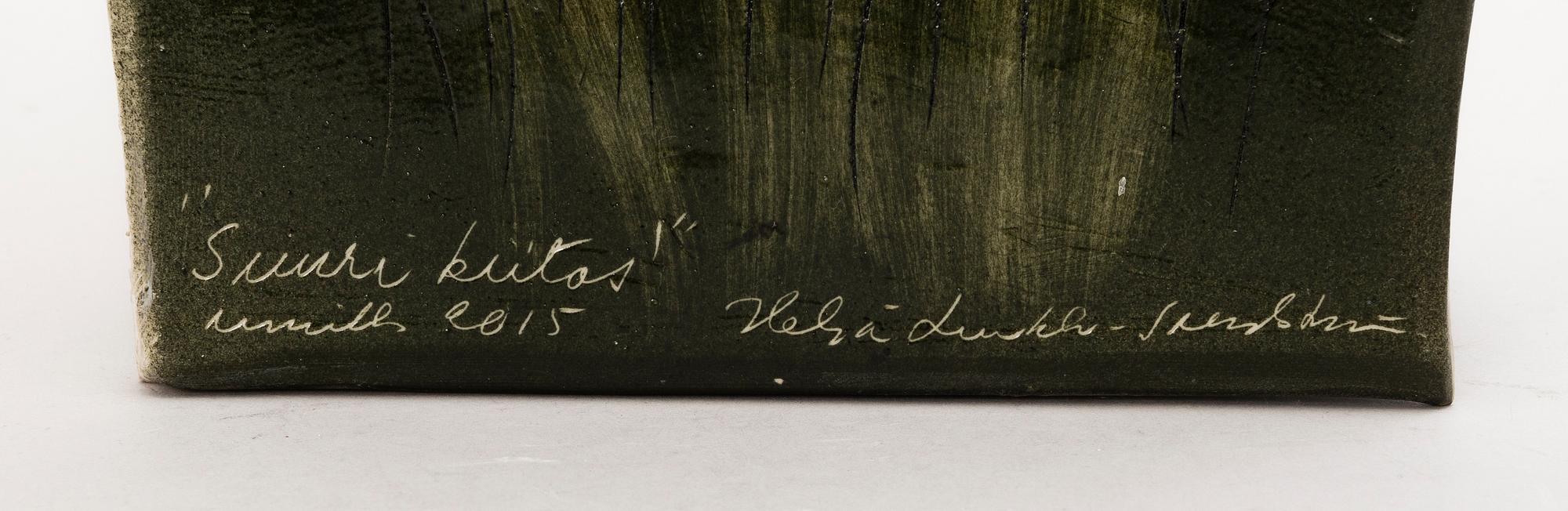 HELJÄ LIUKKO-SUNDSTRÖM, unik relief, signerad Heljä Liukko-Sundström 2015.