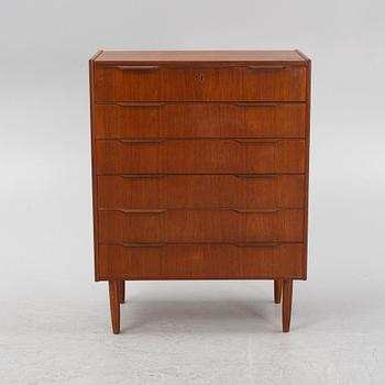 A teak veneered dresser, 1960s.