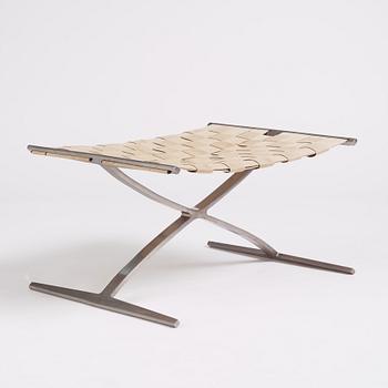 Preben Fabricius & Jørgen Kastholm, taburett, modell "4391", Bo-Ex, Danmark, tidigt 1960-tal.