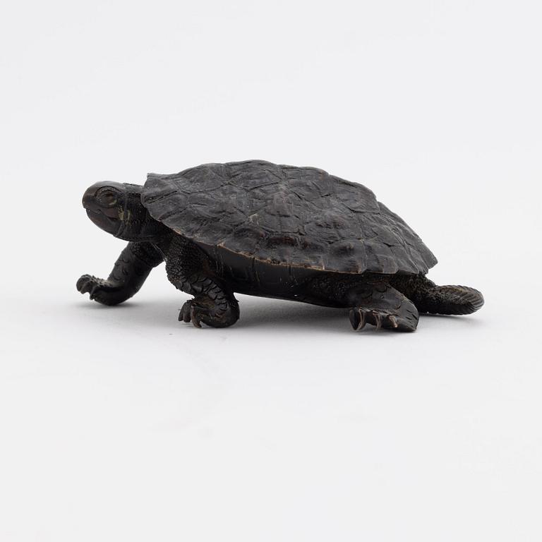 Figurin, brons, Japan, Meiji (1868-1912).