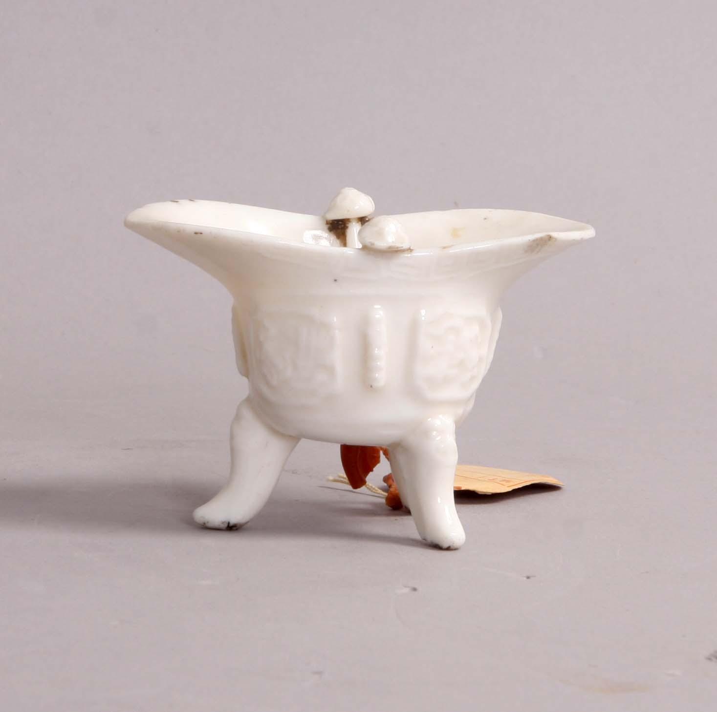 OFFERBÄGARE, blanc de Chin, Kina, 1700-tal.