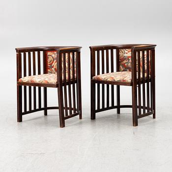 A three-piece sitting room suite, early 1900s.