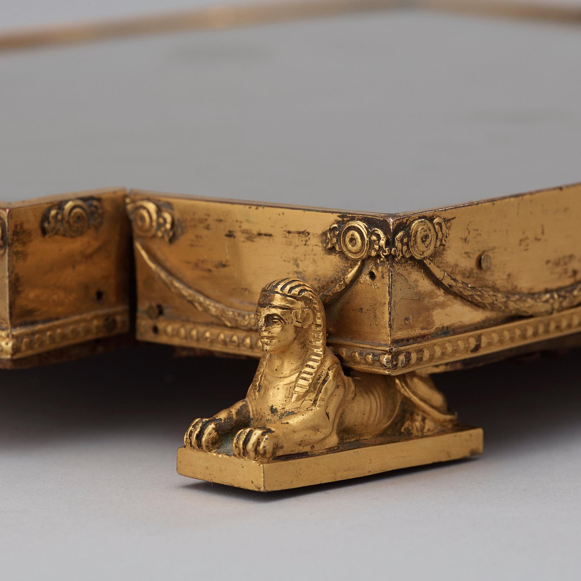 An Italian Empire early 19th century dinner table plateau. Possibly after Giuseppe Valadier (1762-1839).