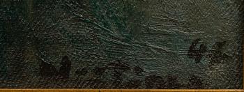 SEPPO NÄÄTÄNEN, olja på duk, signerad och daterad -47.