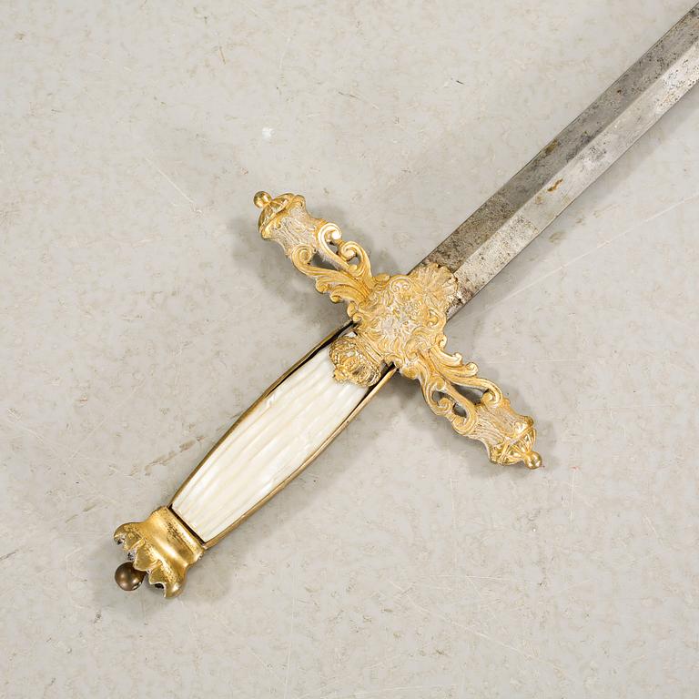 A small sword, second half of the 19th century.