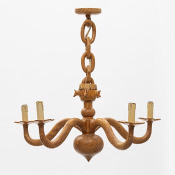 Chandelier, folk style, 1948.