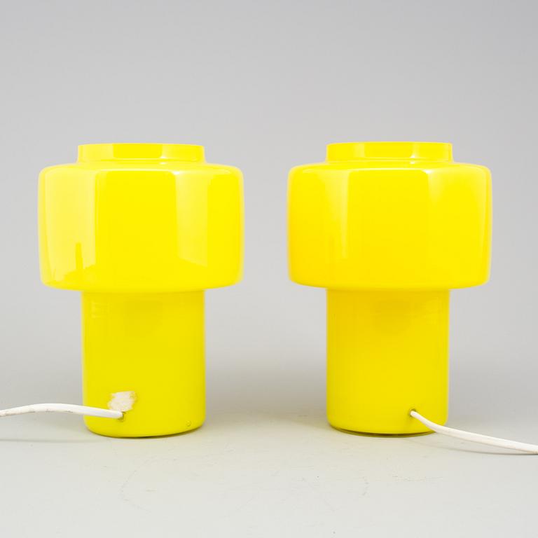 A pair of Luxus table lamps, 20th century.