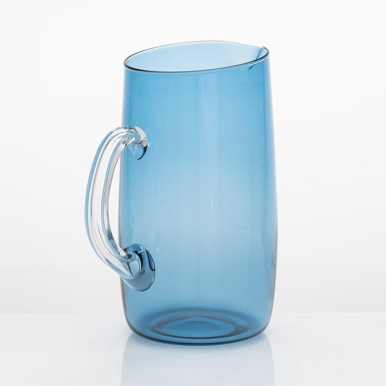 Tapio Wirkkala, a 12-piece set of mid-century '4090' drinking glasses and a pitcher '2303' for IIttala.