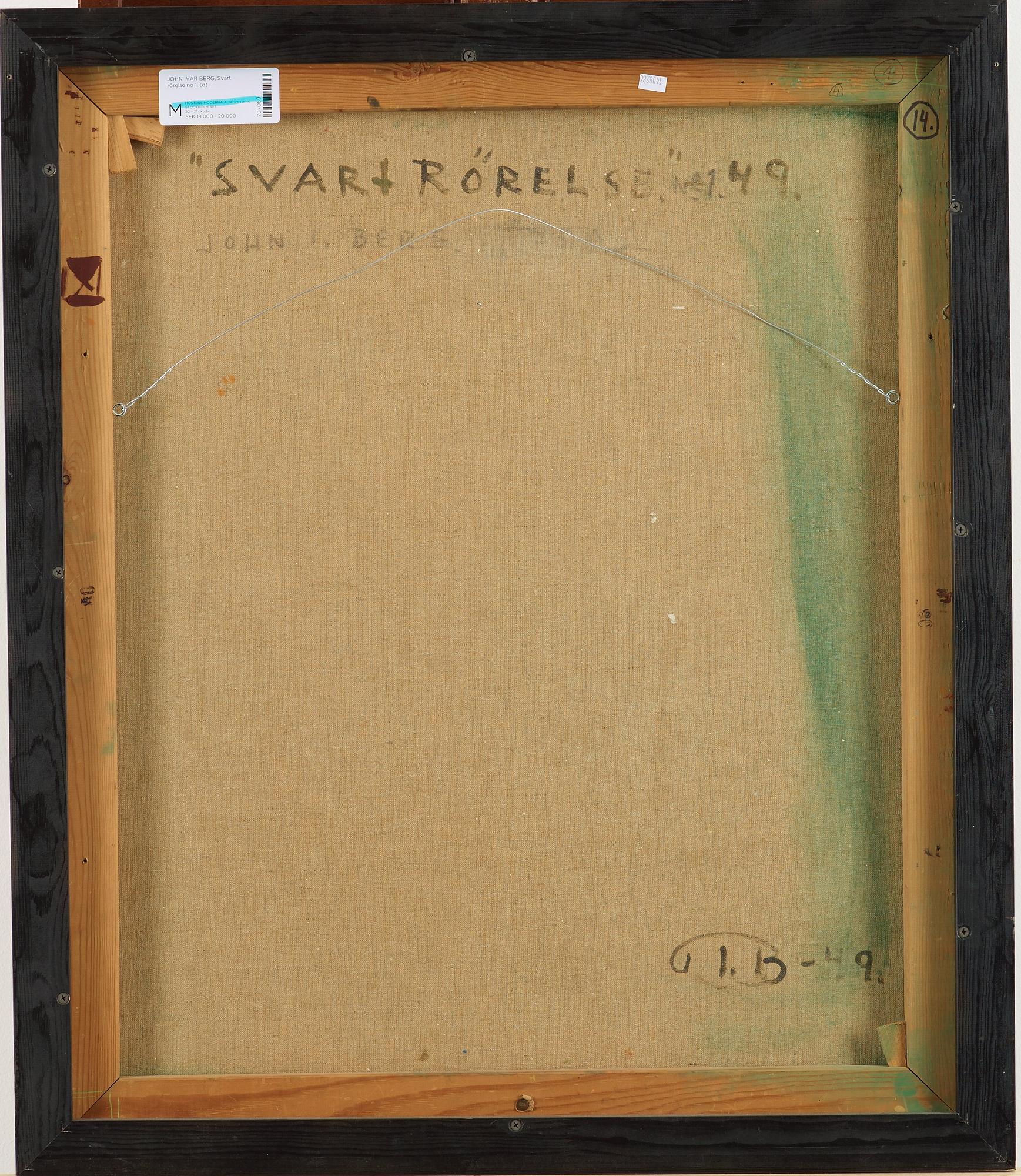 John Ivar Berg, "Svart rörelse".