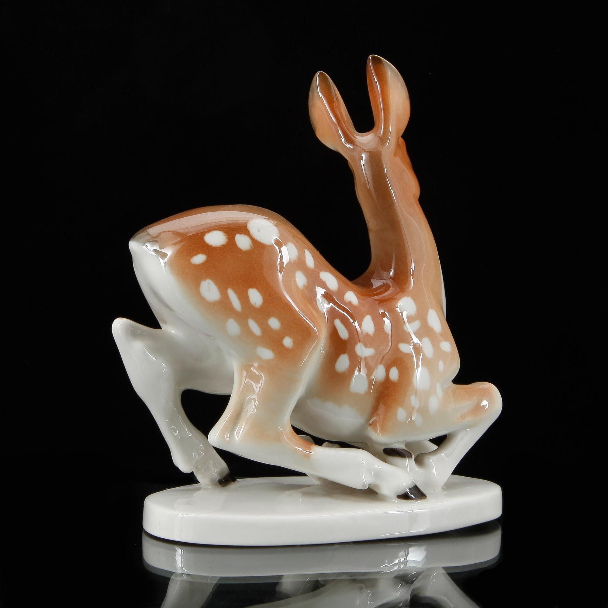 FIGURIN, porslin, Lomonosov, Ryssland, 1900-tal.