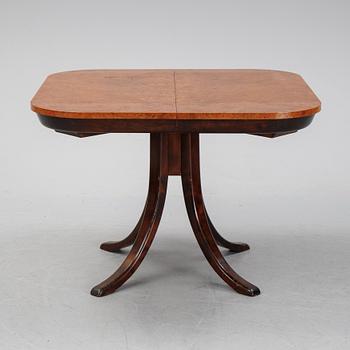 Axel Einar Hjorth, A root veneered dining table, Nordiska Kompaniet, 1938.