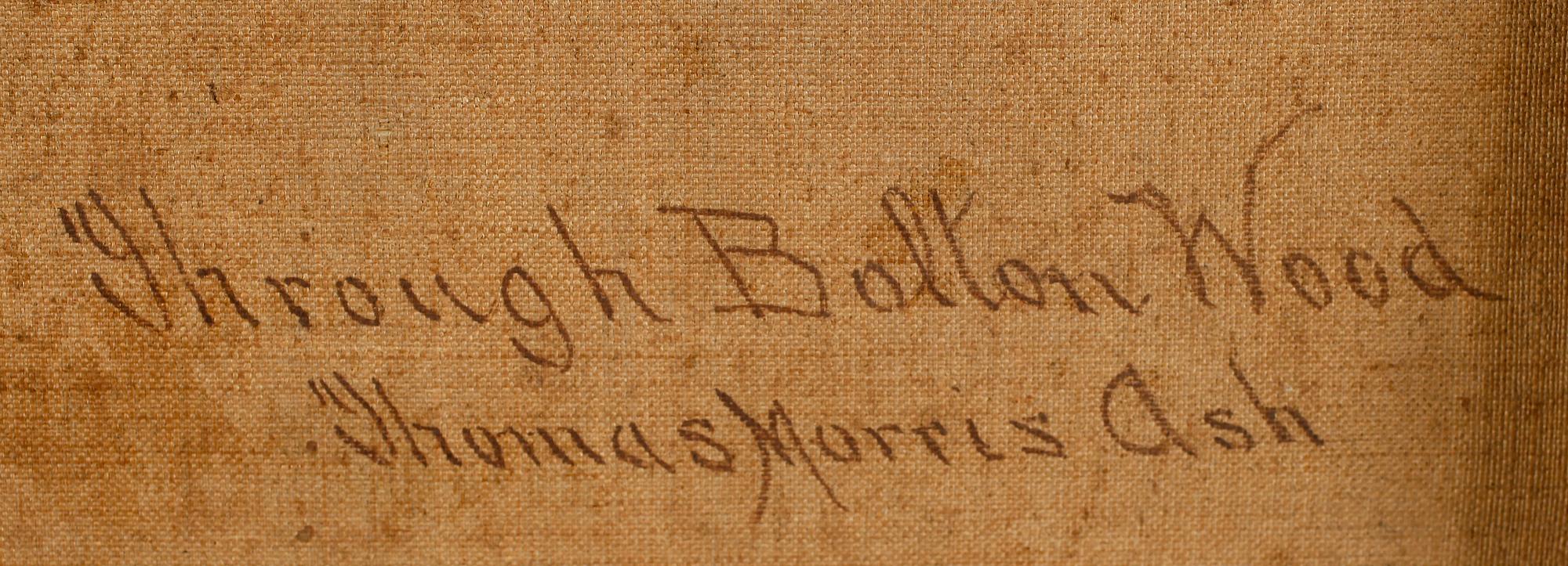 THOMAS MORRIS ASH, olja på duk, signerad.