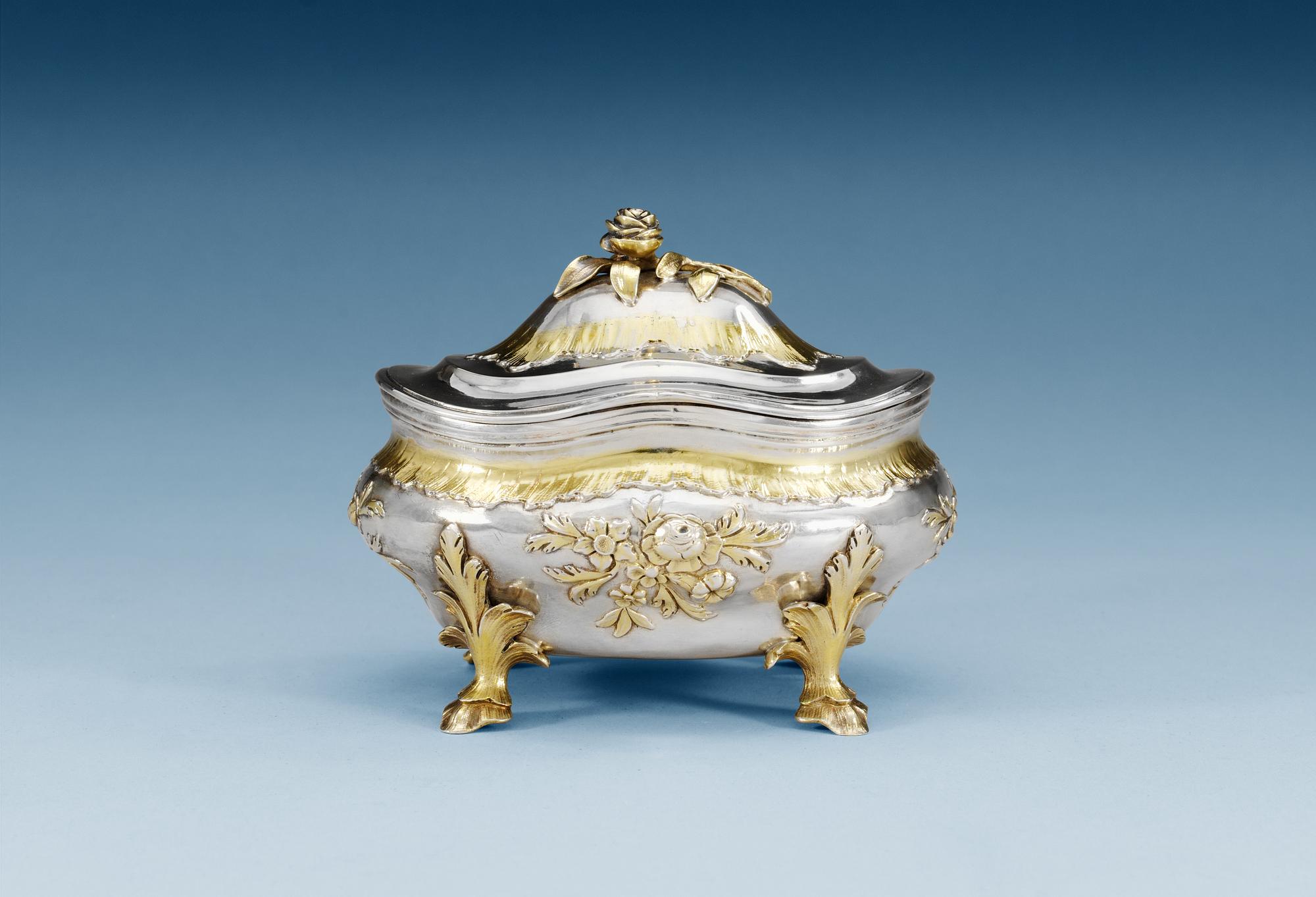 SOCKERSKRIN, av Arvid Floberg, Stockholm 1766. Rokoko.