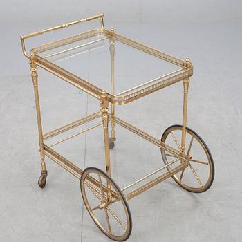 SERVERINGSVAGN, mässing. 1900-talets andra hälft.