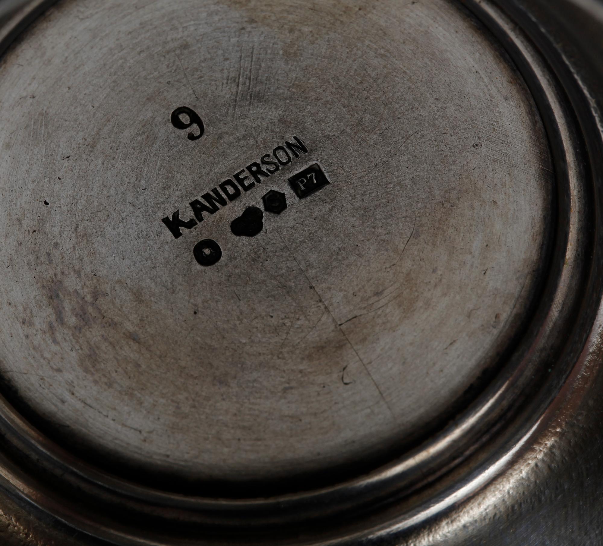 PARTI SILVER, 14 delar, 1900-tal.  Bl a GAB Stockholm 1938.