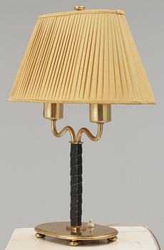 A Josef Frank brass table lamp, Svenskt Tenn, model 2388.