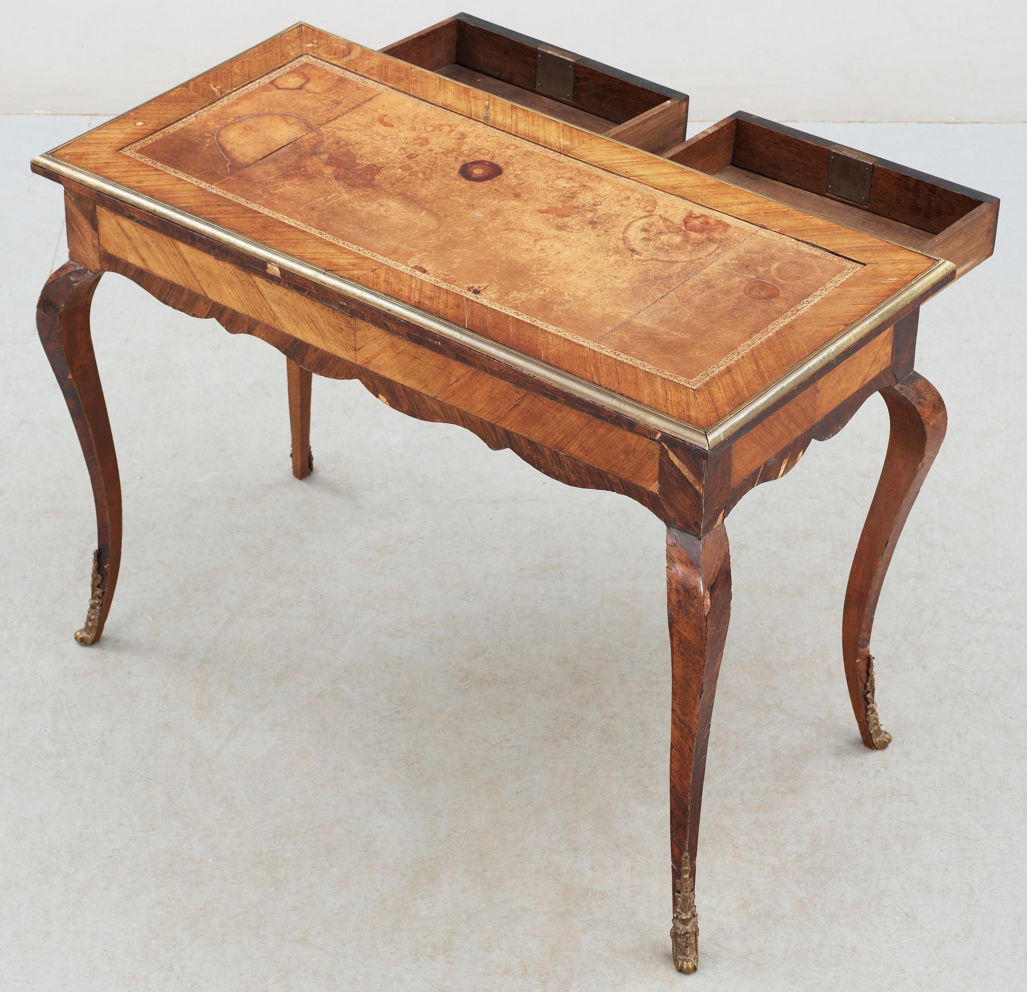 DAMSKRIVBORD, Louis XV-stil, troligen sent 1800-tal.