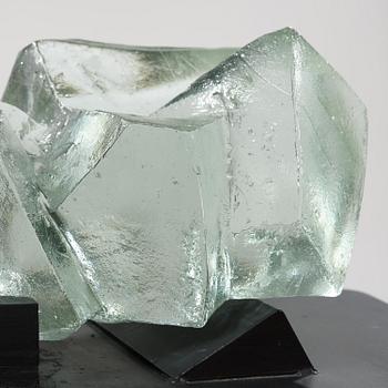 Edvin Öhrström, a cast glass sculpture, Lindshammar Glassworks.