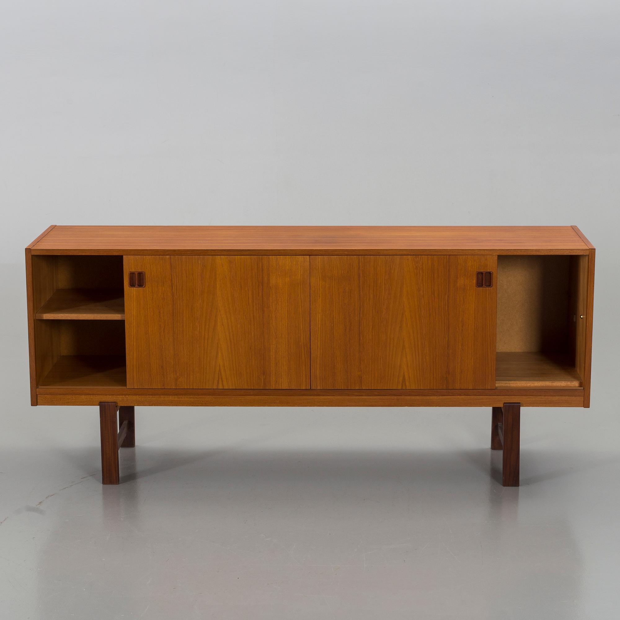 A second half of the 20th century 'Korsör' teak veneered sideboard by IKEA.
