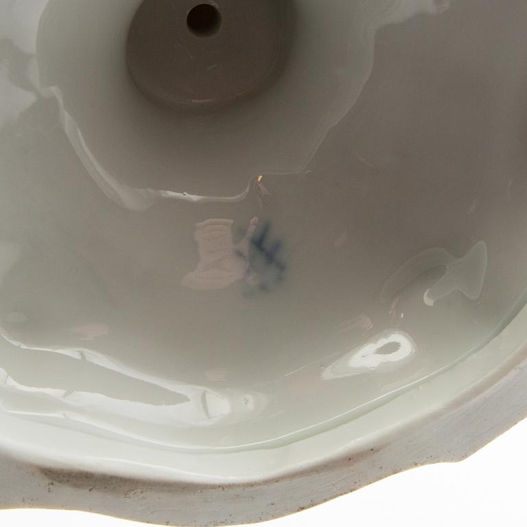 Candelabrum Rococo style Germany mid-20th century porcelain.