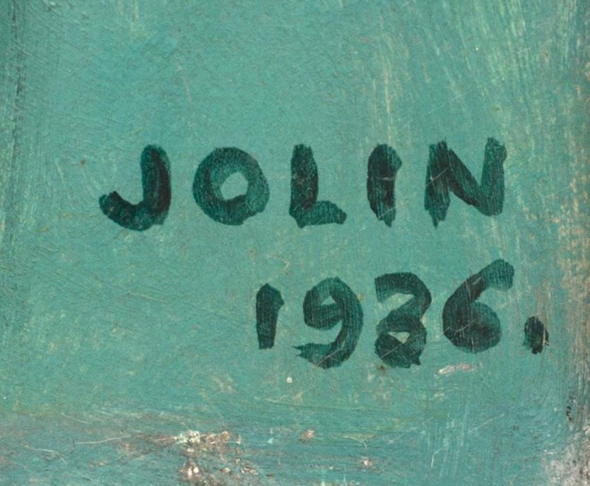 EINAR JOLIN, olja på duk. Signerad och daterad 1936.