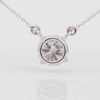 COLLIER, briljantslipad diamant 0.70 ct.