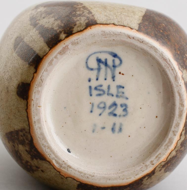 VAS, stengods, Patrik Nordström, Isle 1923.