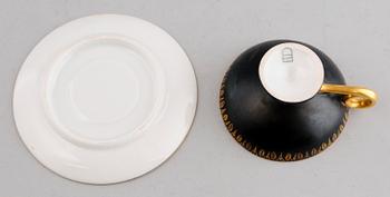 MOCKASERVIS, porslin, Wien, 1900-talets första hälft.