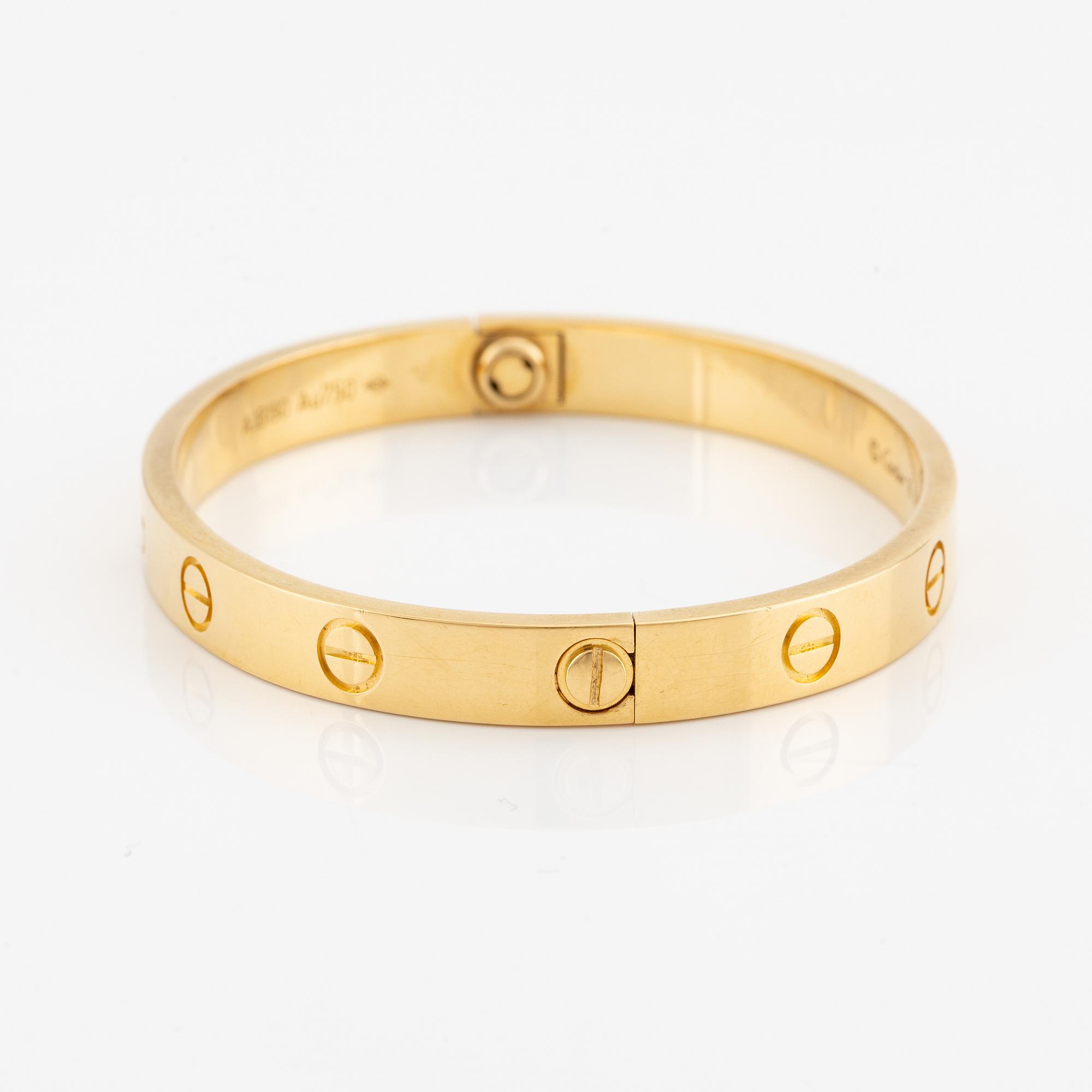 Cartier, bracelet, "Love", 18K gold.