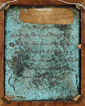 EMALJPLAKETT, av Henry Pierce Bone (1779-1855), London 1837.