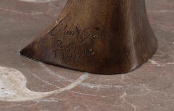 STAN WYS, skulptur, brons, signerad, numrerad 3/4 och daterad 1998.