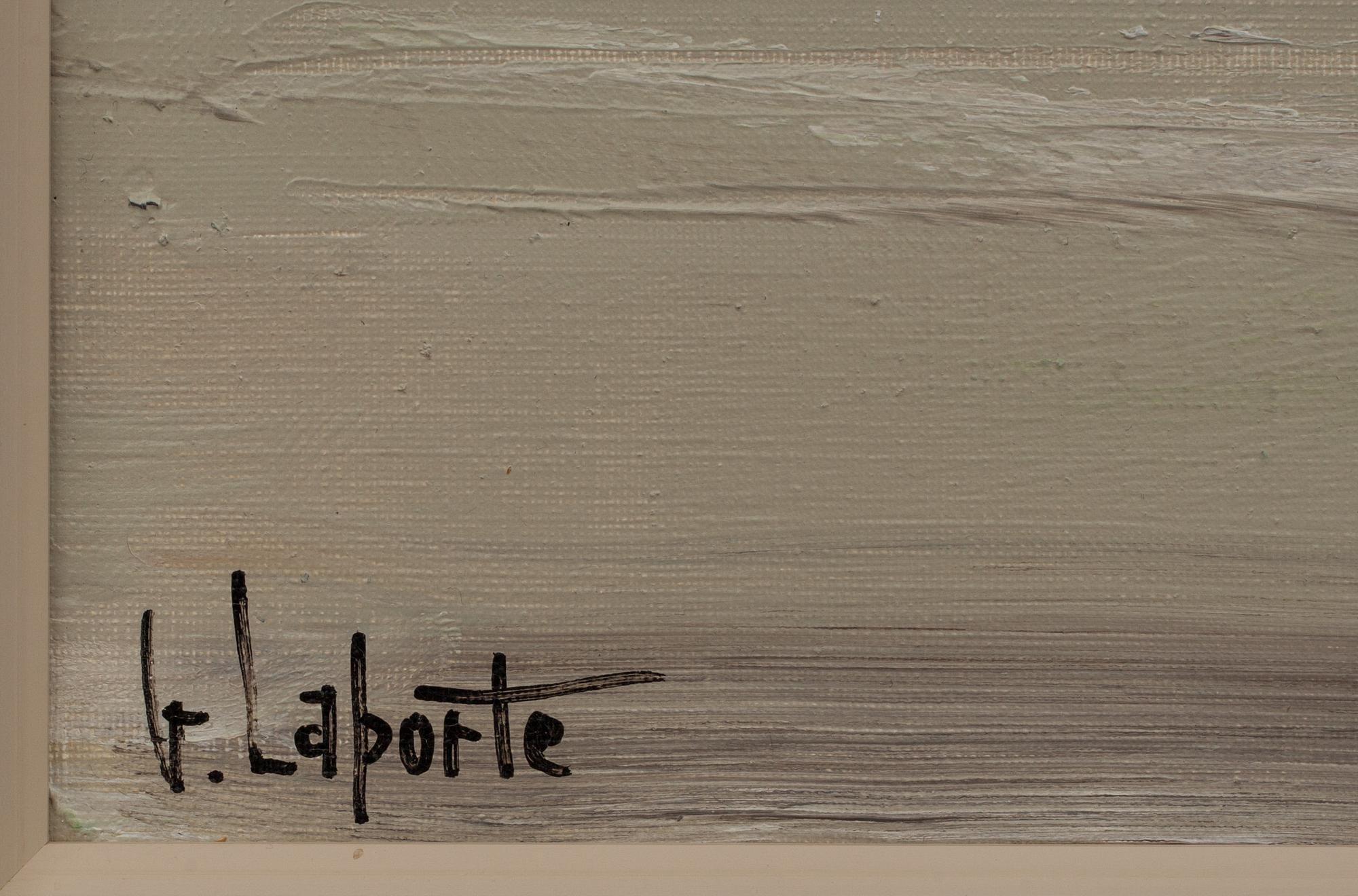 GEORGES LAPORTE, oljemålning på duk, signerad.