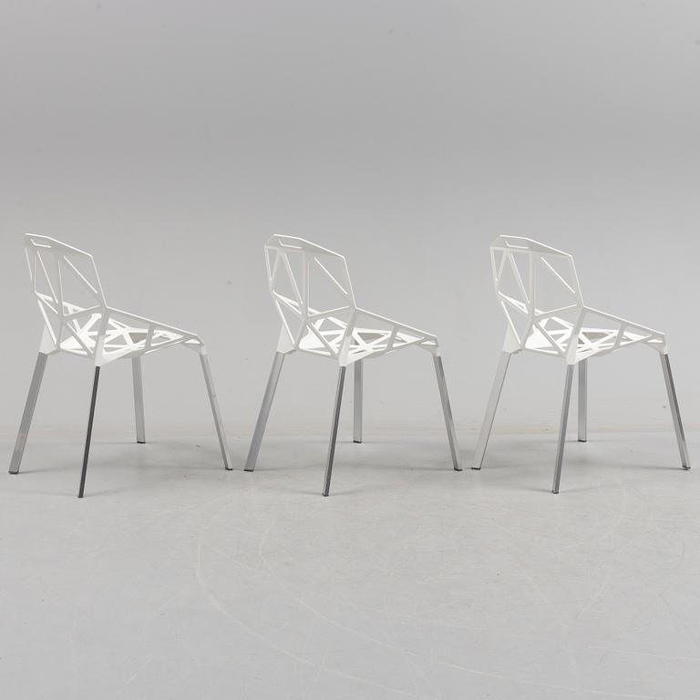 KONSTANTIN GRCIC, stolar, tre st,  "Chair One", Magis, Italien, 2000-tal.