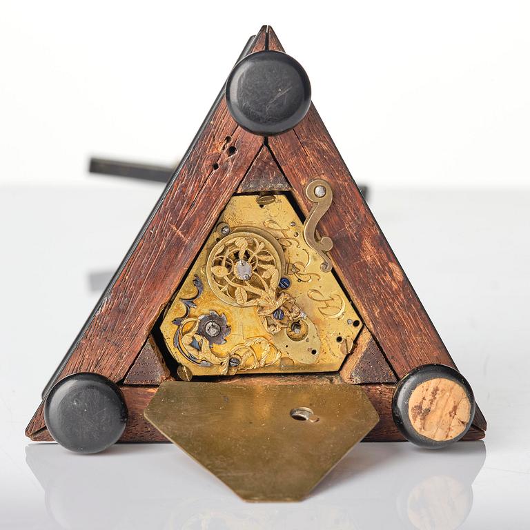 An Augsburg renaissance crucifix clock, the movement presumably by Hans Reinholdt (fl. ca 1630).