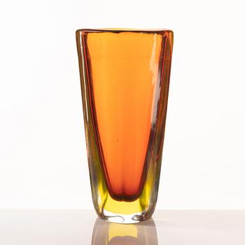Vas och skål, troligen Seguso,  Murano, Italien.