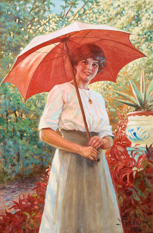 Jenny Nyström, Det röda parasollet (The Red Parasol).