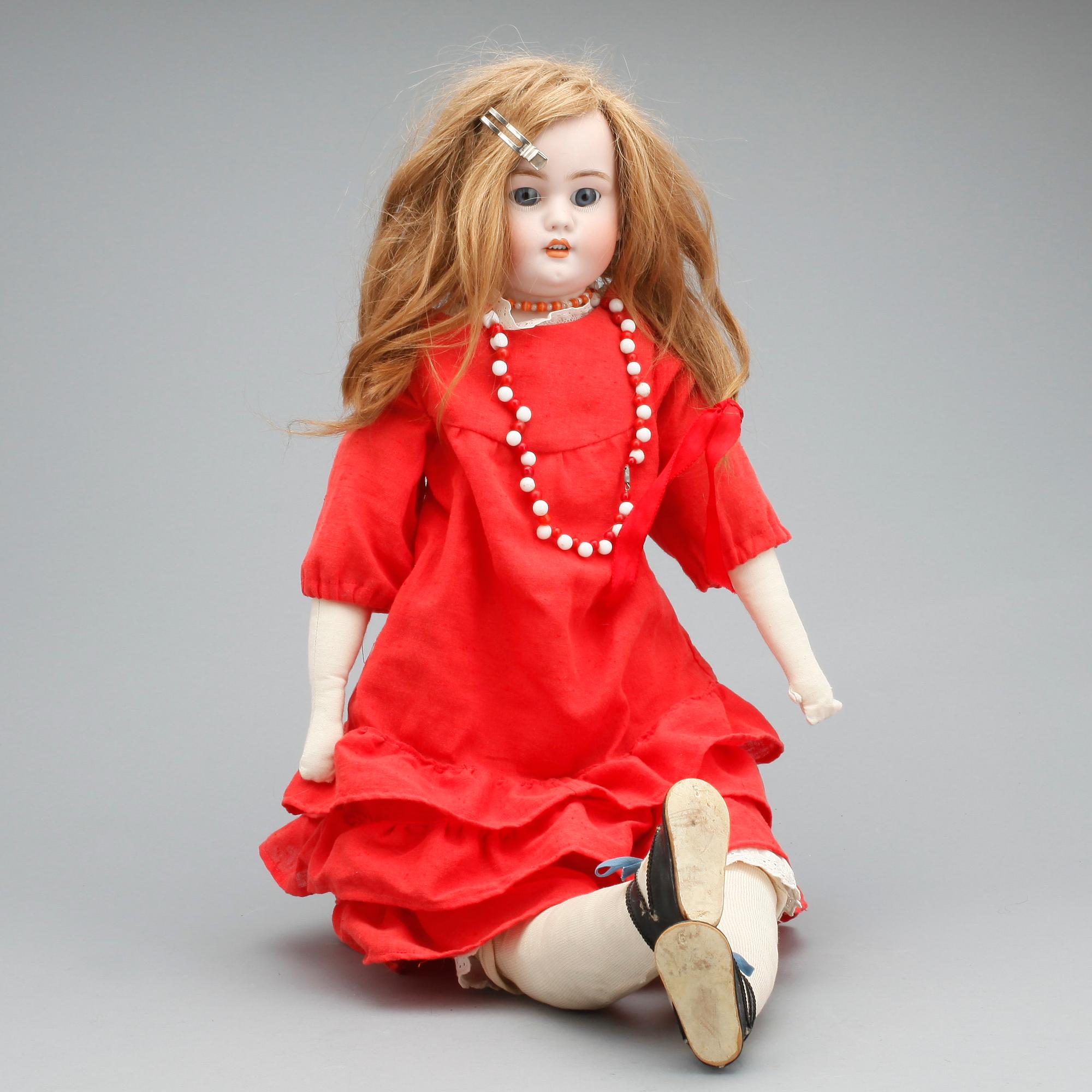 BISKVIFLICKDOCKA, Tyskland, 1900-talets första del, Simon & Halbig, 1080.