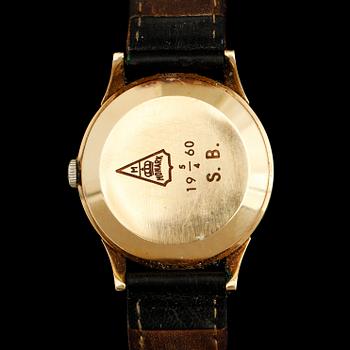 HERRARMBANDSUR, 18 k, Omega, 1960-tal.