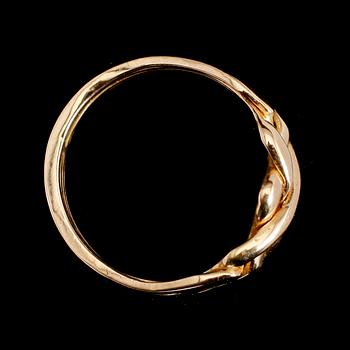 RING, 18 k guld, 1900-talets mitt. Vikt ca 5 g.