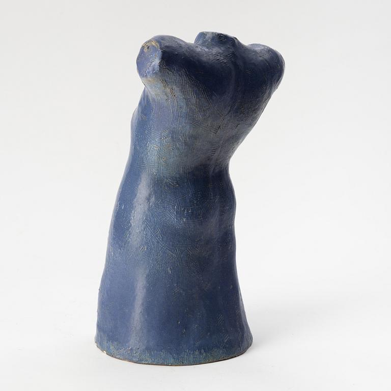 Kjell Janson, a stoneware sculpture of a torso, signed.