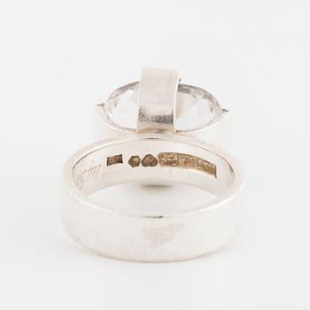 ULF SANDBERG, för Ceson, Göteborg, 1966, ring med bergkristall.