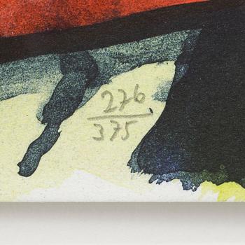 PETER DAHL, färglitografi, signerad och numrerad 276/375.