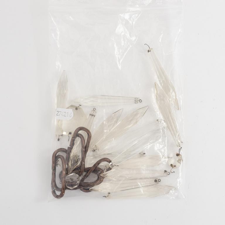 A Gustavian style chandelier, mid-20th century.