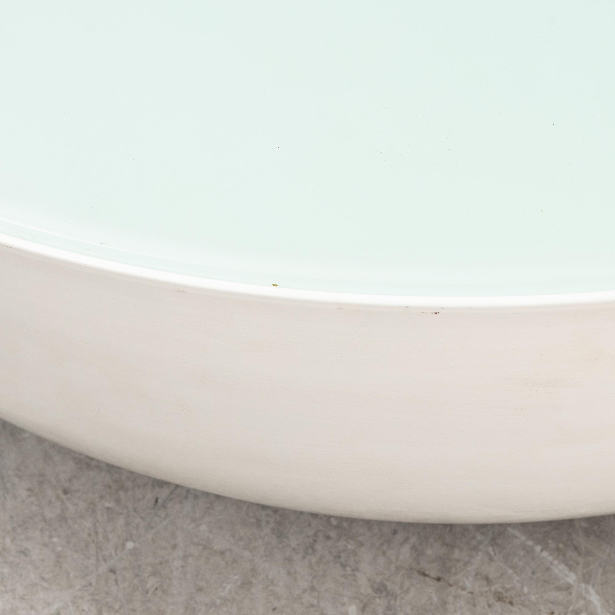 Gino Carollo' a 'Planet' glass top coffee table, Bonaldo, Italy.