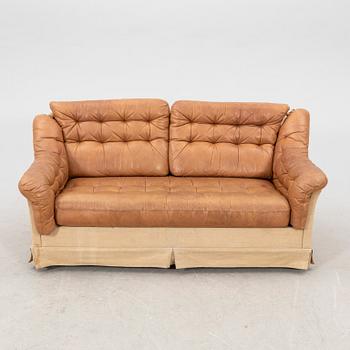 A leather sofa from DUX, second half of the 20th century.